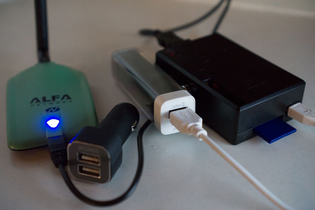 Raspbery Pi kan drivas på bilbatteriet eller från en usb-powerpack
