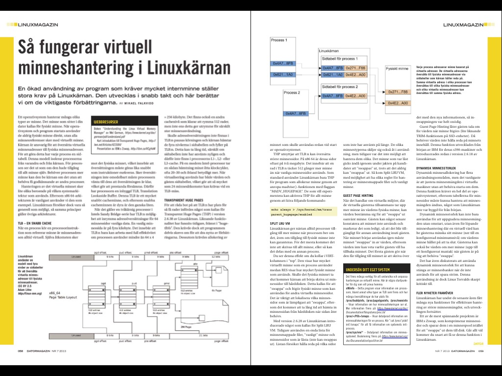 Så fungerar virtuell minneshantering i linuxkärnan